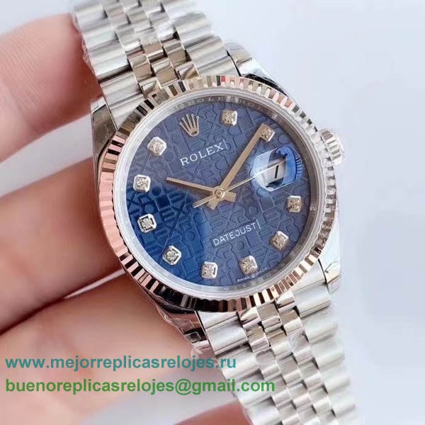 Replicas Relojes Rolex Datejust Suizo ETA 3235 Automatico S/S 36MM Sapphire RXHS58