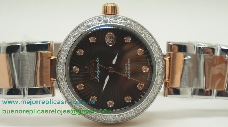 Relojes De Replica Omega Ladymatic Cuarzo Diamond Bezel OAD15