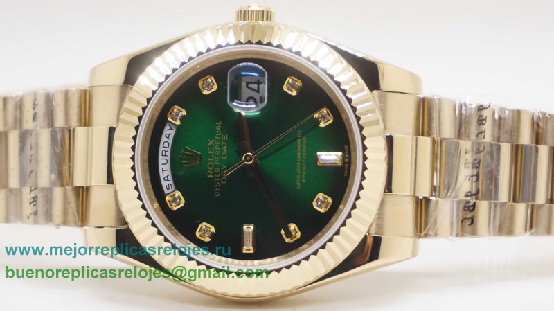 Replicas De Relojes Rolex Day-Date Automatico S/S 41MM Sapphire RXH458