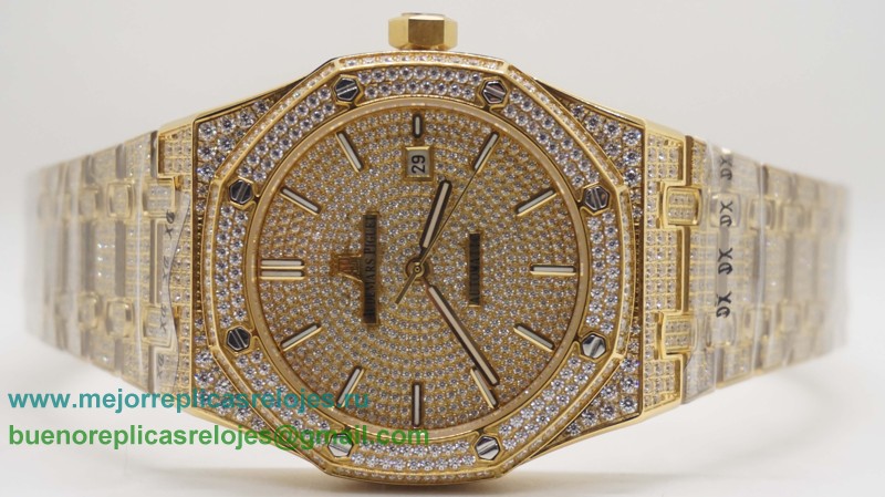 Replica Reloj Audemars Piguet Royal Oak Automatico S/S Diamonds APH124