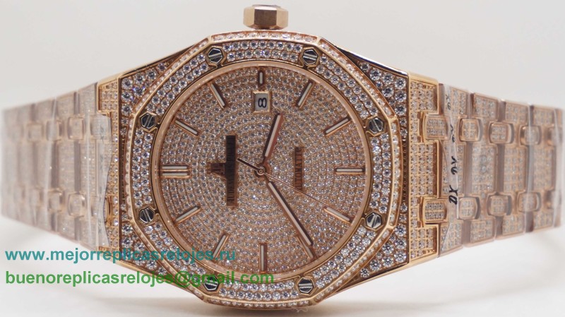 Replica Reloj Audemars Piguet Royal Oak Automatico S/S Diamonds APH125