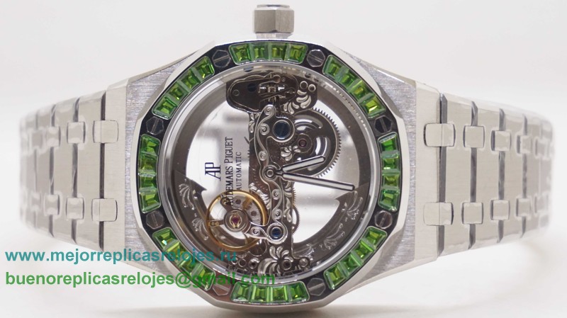 Replica Reloj Audemars Piguet Automatico Skeleton Diamonds Bezel S/S APH141