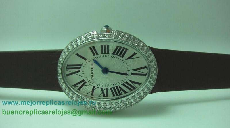 Relojes Replicas Cartier Baignoire Cuarzo Dama Diamonds Bezel CRD53