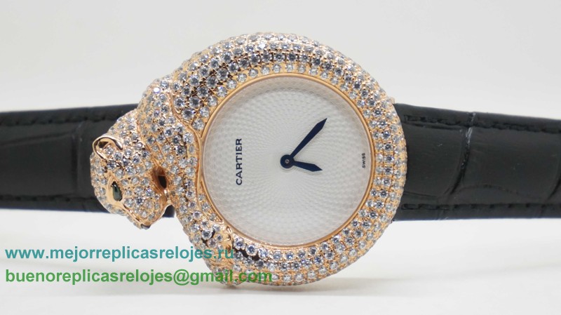 Relojes Replicas Cartier Cuarzo Diamonds CRD56