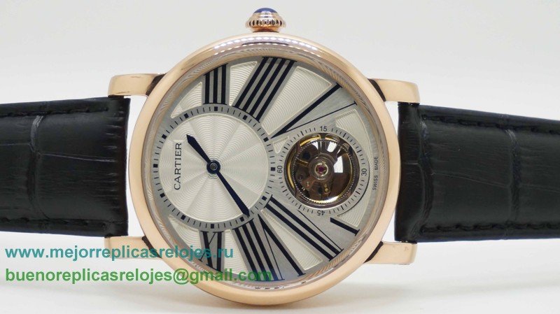 Relojes Replicas Cartier Calibre De Cartier Automatico Tourbillon CRH144