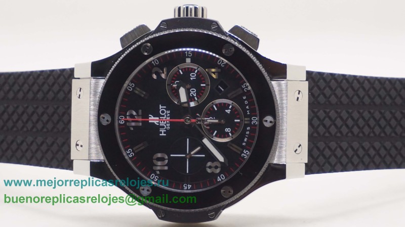 Replicas Relojes Hublot Big Bang King Asia Valjoux 7750 HUB 4100 Automatico Working Chronograph HTH147