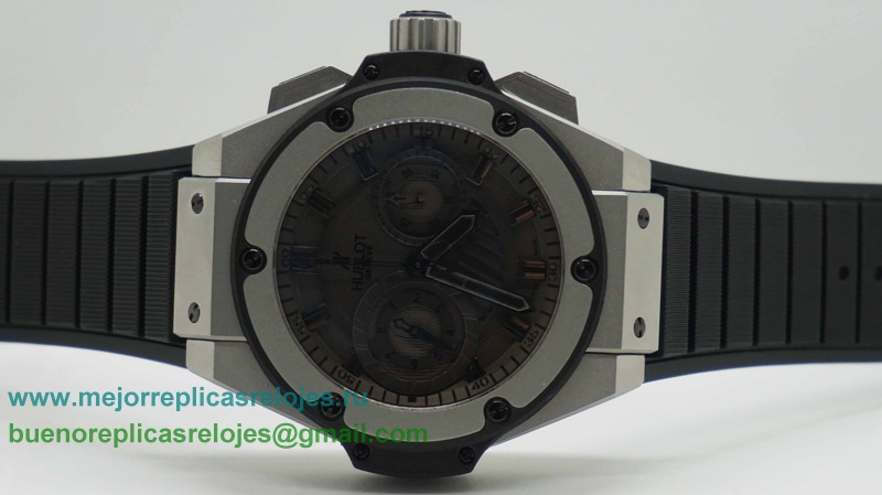 Replicas Relojes Hublot King Power Asia Valjoux 7750 Automatico Working Chronograph HTH80