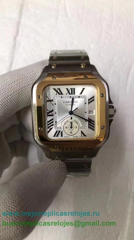 Replicas Relojes Cartier Santos Automatico S/S CRHS47