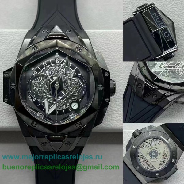 Replicas Relojess Hublot Big Bang Sang Bleu II working Chronograph HTHS59