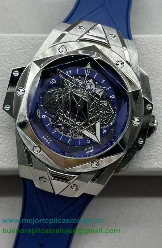 Replicas Relojess Hublot Big Bang Sang Bleu II working Chronograph HTHS63