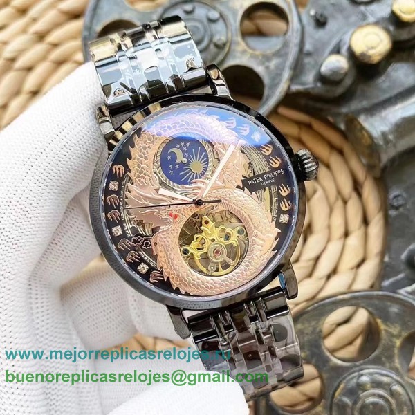 Replicas Reloj Patek Philippe Automatico Tourbillon S/S PPHS205