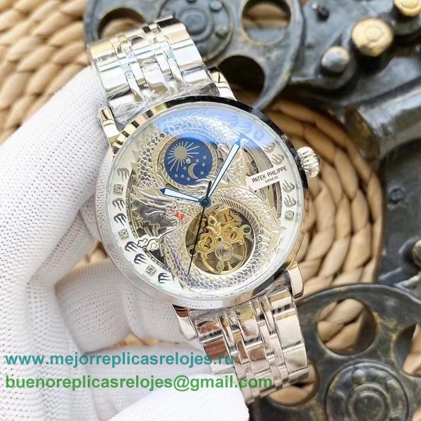 Réplicas Reloj Patek Philippe Automatico Tourbillon S/S PPHS208