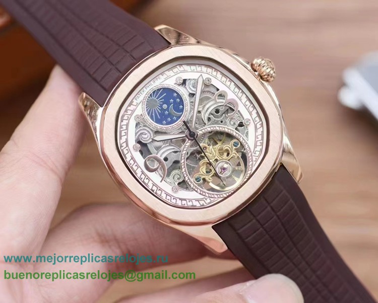 Replicas Reloj Patek Philippe Automatico Moonphase Tourbillon PPHS253