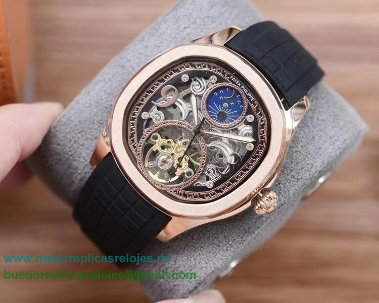 Replicas Reloj Patek Philippe Automatico Moonphase Tourbillon PPHS255