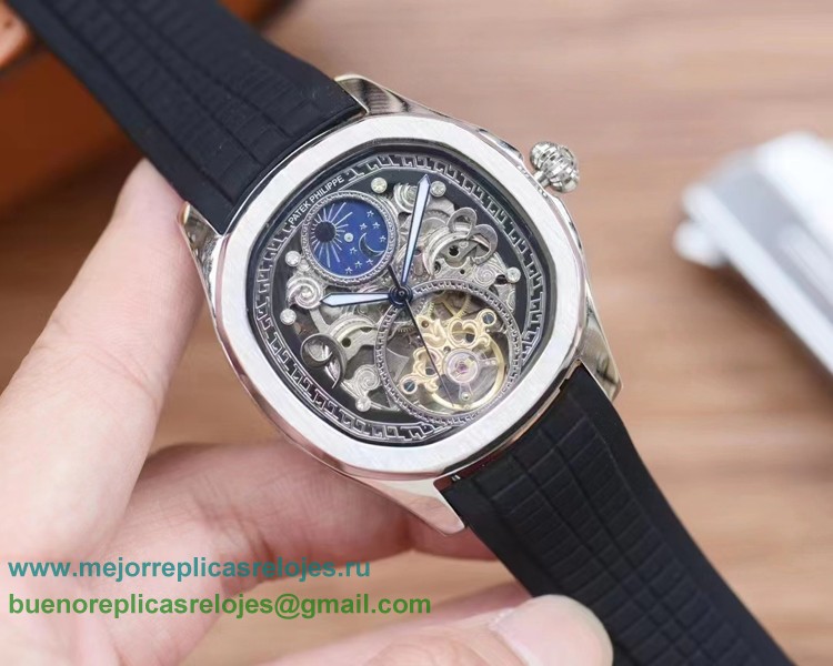 Replicas Reloj Patek Philippe Automatico Moonphase Tourbillon PPHS256