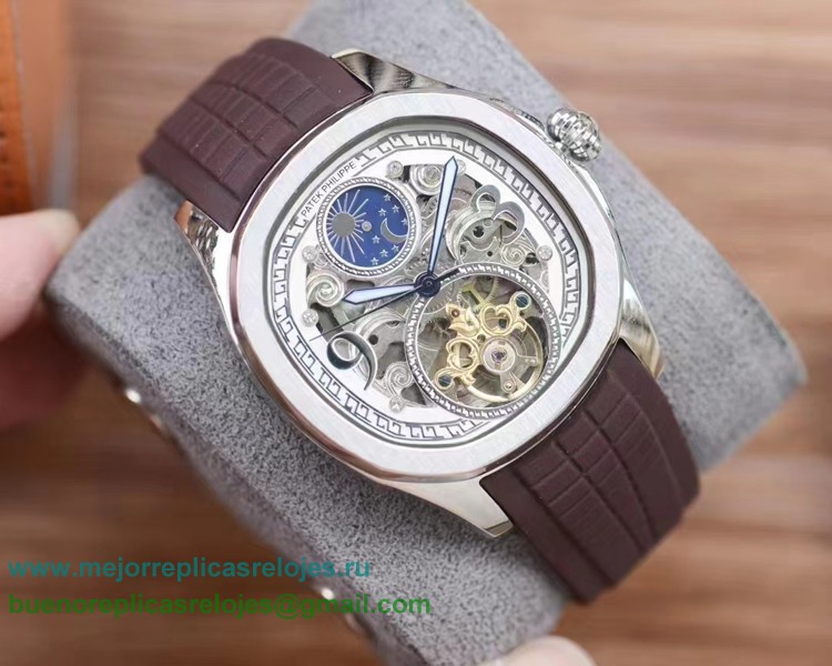 Replicas Reloj Patek Philippe Automatico Moonphase Tourbillon PPHS257