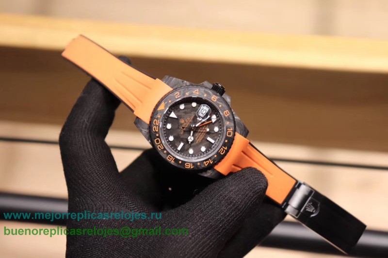 Replicas Relojes Rolex GMT-Master II Suizo ETA 2836 Automatico Carbon Fiber RXHS9