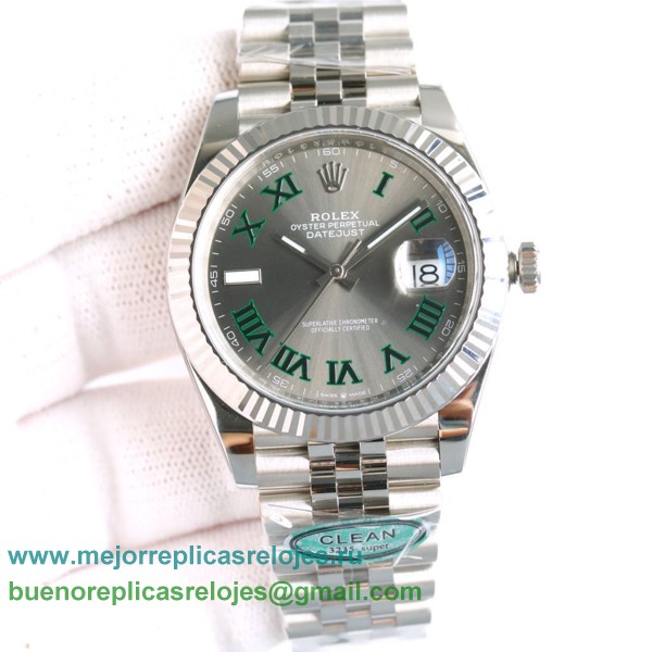 Replicas Relojes Rolex Datejust Suizo ETA 3235 Automatico S/S 41MM Sapphire RXHS183