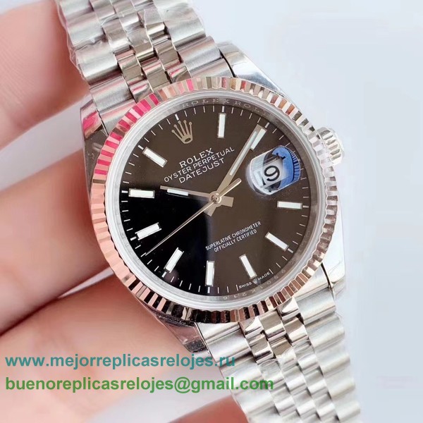 Replicas Relojes Rolex Datejust Suizo ETA 3235 Automatico S/S 36MM Sapphire RXHS52
