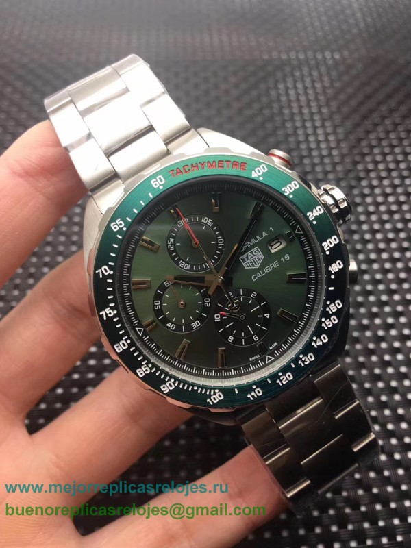 Replicas Tag Heuer Formula 1 Calibre 16 Working Chronograph S/S THHS13