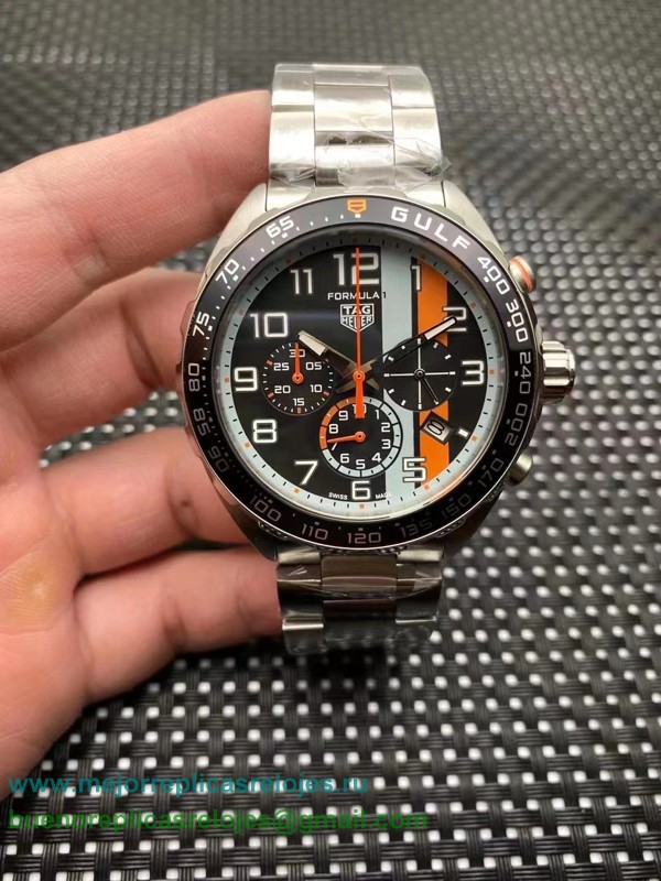 Replicas Tag Heuer Formula 1 Gulf Working Chronograph S/S THHS99