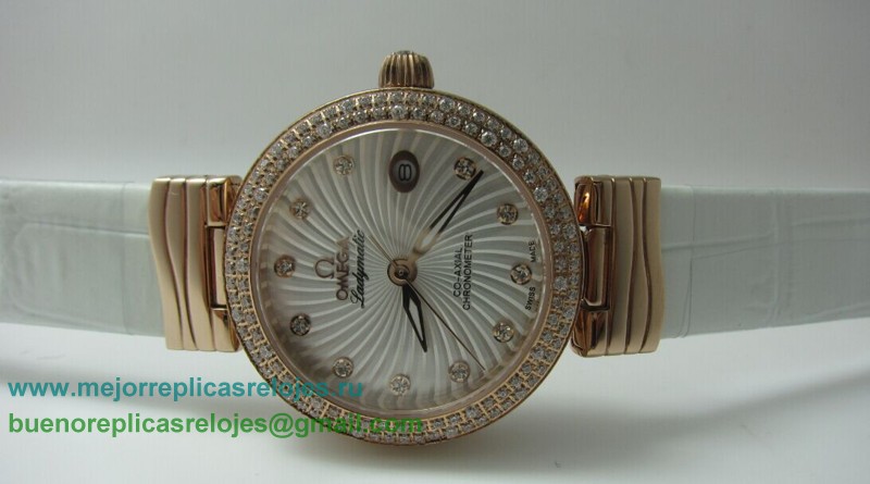 Relojes De Replica Omega Cuarzo Diamonds Bezel OAD7