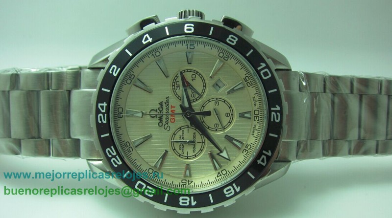 Relojes De Replica Omega Seamaster GMT Working Chronograph S/S OAH65