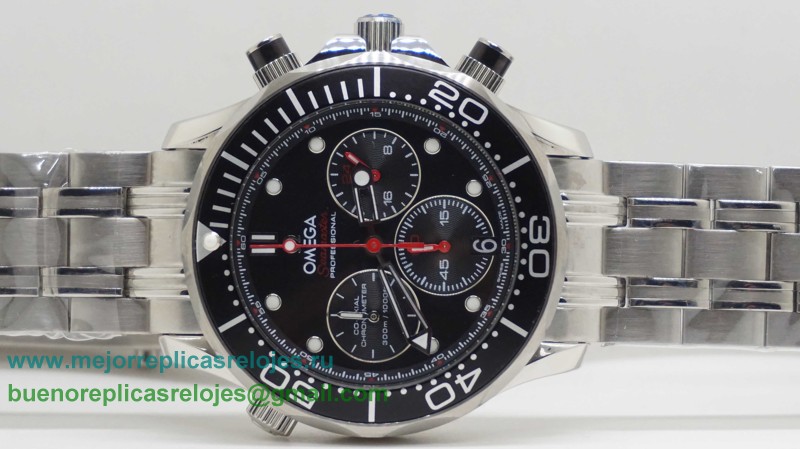 Relojes De Replica Omega Seamaster Working Chronograph S/S OAH80