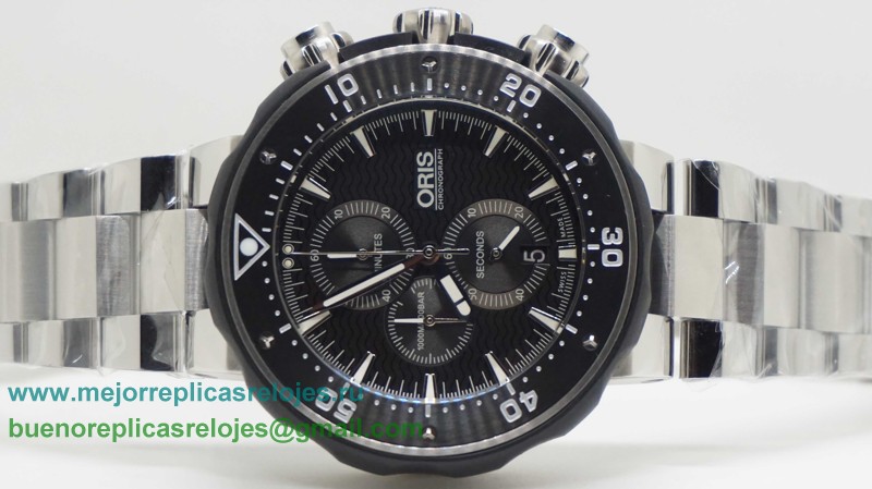 Relojes Replica Oris Working Chronograph S/S OSH22