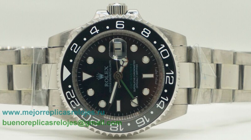 Replicas De Relojes Rolex GMT-Master II Automatico S/S Ceramic Bezel Sapphire RXH116