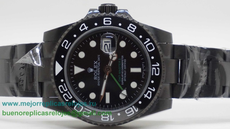 Replicas De Relojes Rolex GMT-Master II Automatico S/S Ceramic Bezel Sapphire RXH161