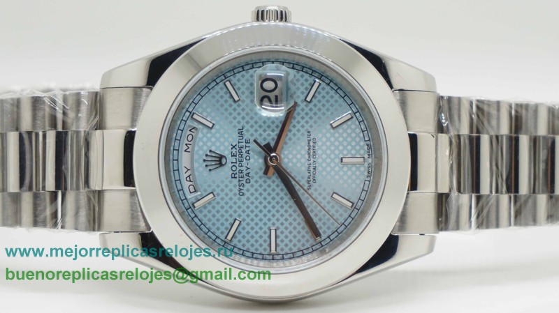 Replicas De Relojes Rolex Day-Date Automatico S/S 41MM Sapphire RXH198