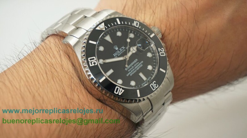 Replicas De Relojes Rolex Submariner Automatico S/S Ceramic Bezel Sapphire 44MM RXH208