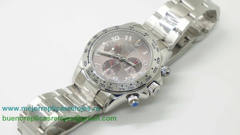 Replicas De Relojes Rolex Daytona Asia Valjoux 7750 Automatico Working Chronograph S/S RXH218