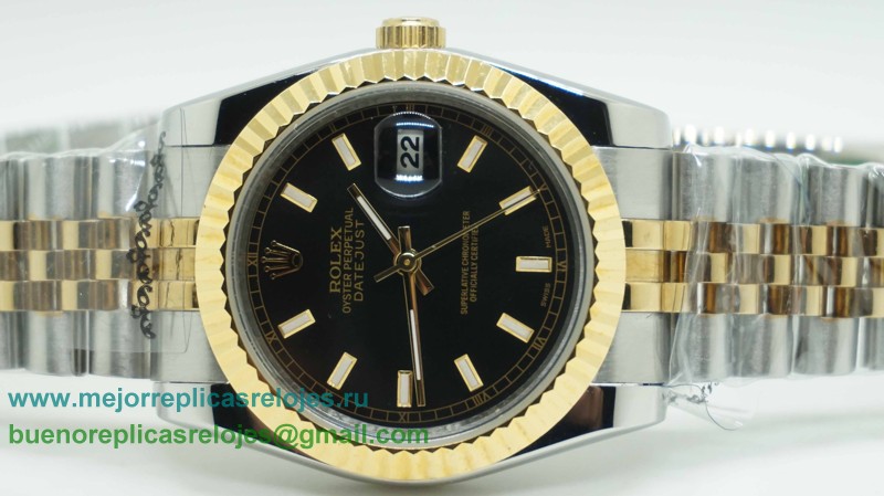 Replicas De Relojes Rolex Datejust Automatico S/S 36MM Sapphire RXH239
