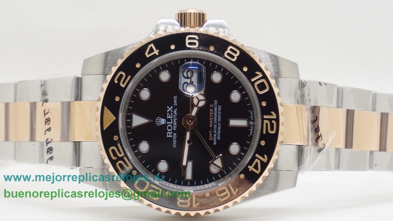 Replicas De Relojes Rolex GMT-Master II Automatico S/S Ceramic Bezel Sapphire RXH319