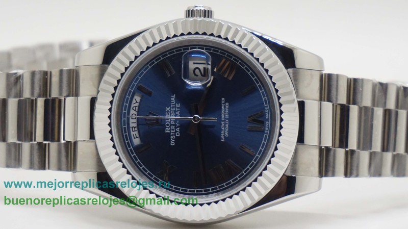 Replicas De Relojes Rolex Day-Date Automatico S/S 41MM Sapphire RXH333