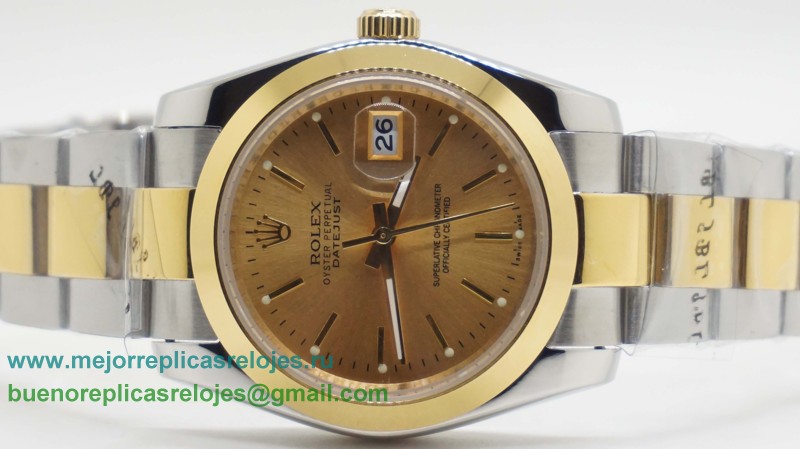 Replicas De Relojes Rolex Datejust Automatico S/S 36MM Sapphire RXH366