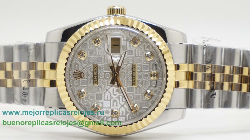 Replicas De Relojes Rolex Datejust Automatico S/S 36MM Sapphire RXH372