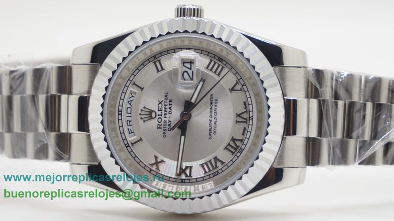 Replicas De Relojes Rolex Day-Date Automatico S/S 41MM Sapphire RXH379