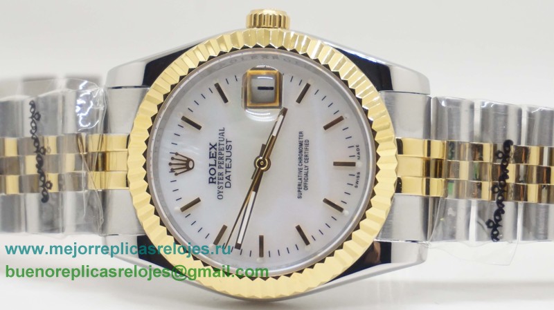 Replicas De Relojes Rolex Datejust Automatico S/S 36MM Sapphire RXH384