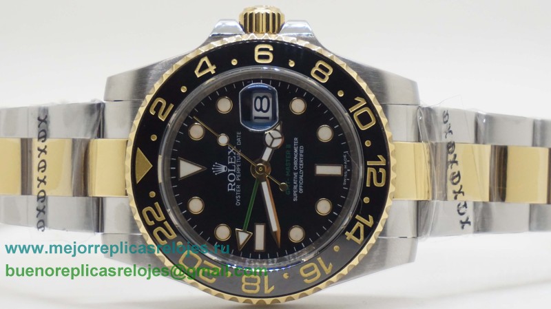 Replicas De Relojes Rolex GMT-Master II Automatico S/S Ceramic Bezel Sapphire RXH389