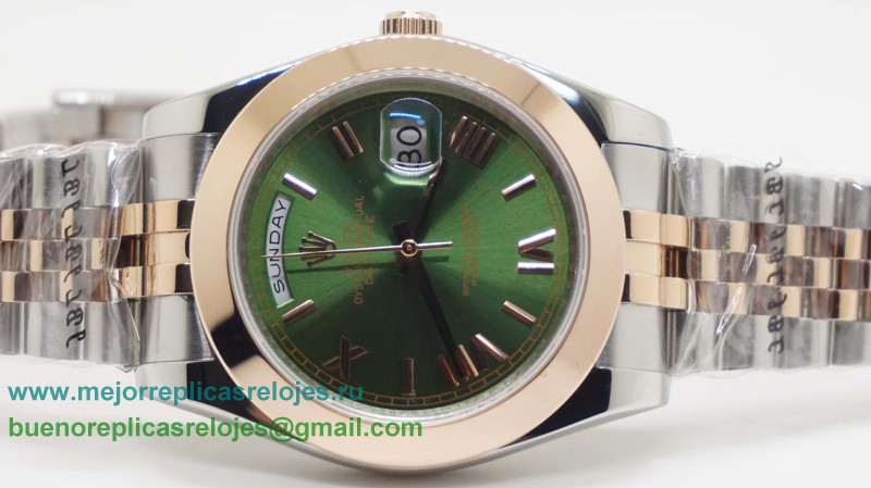 Replicas De Relojes Rolex Day-Date Automatico S/S 41MM Sapphire RXH396