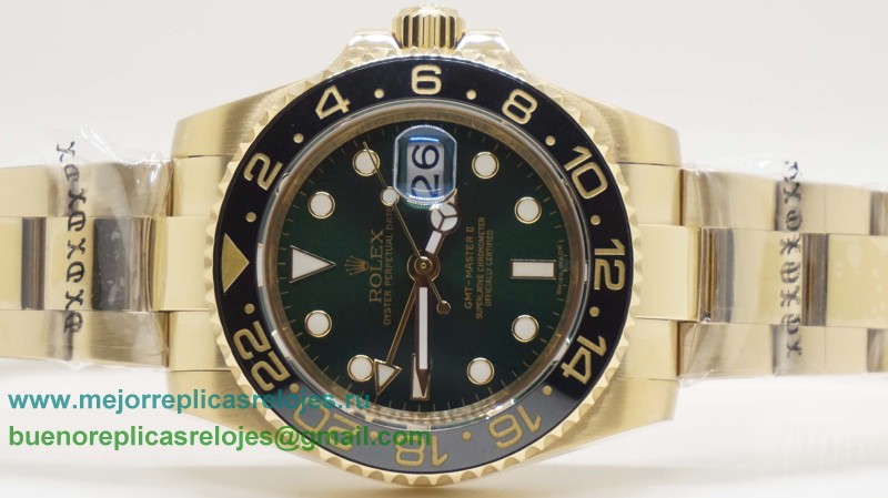 Replicas De Relojes Rolex GMT-Master II Automatico S/S Ceramic Bezel Sapphire RXH400