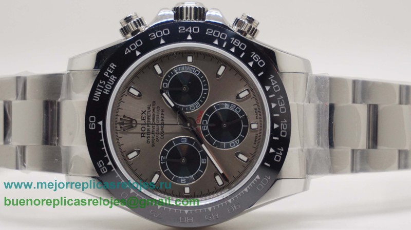 Replicas De Relojes Rolex Daytona Asia Valjoux 7750 Automatico Working Chronograph S/S RXH431