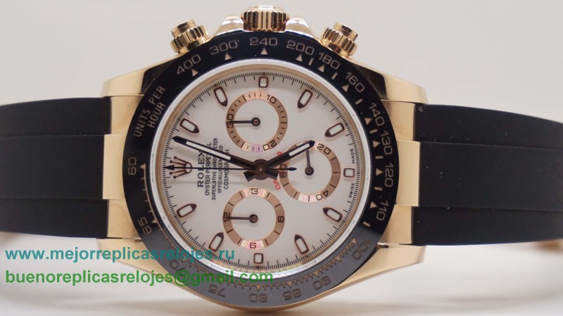 Replicas De Relojes Rolex Daytona Asia Valjoux 7750 Automatico Working Chronograph RXH434