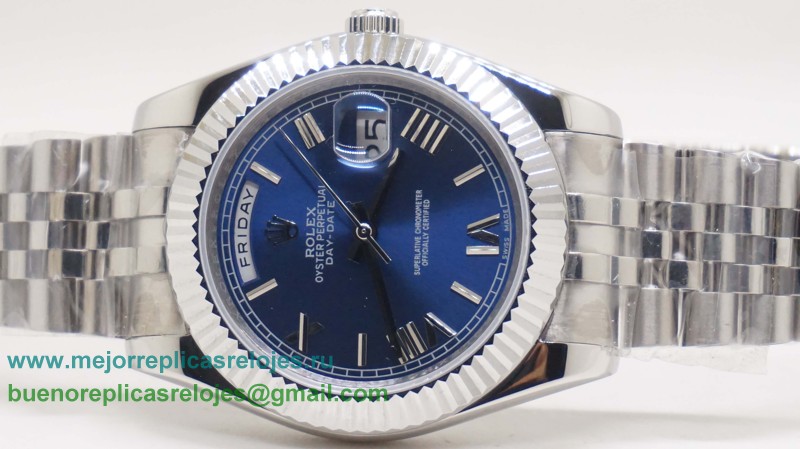 Replicas De Relojes Rolex Day-Date Automatico S/S 41MM Sapphire RXH455