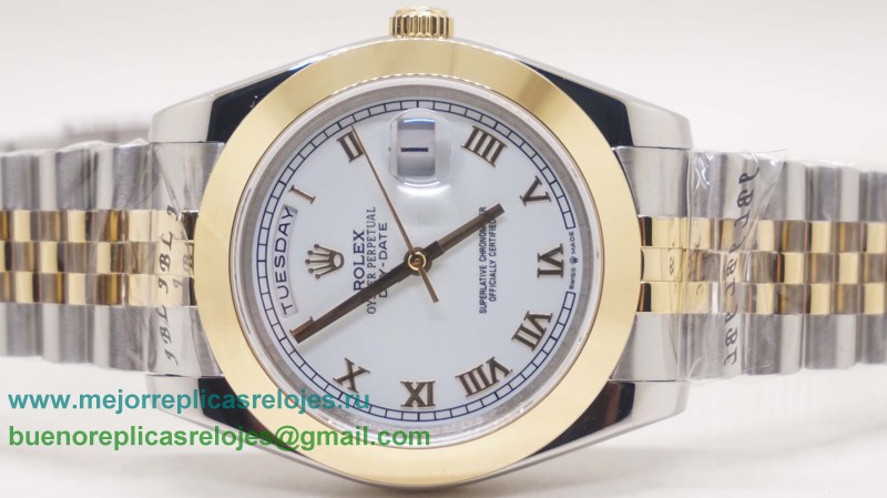 Replicas De Relojes Rolex Day-Date Automatico S/S 41MM Sapphire RXH476