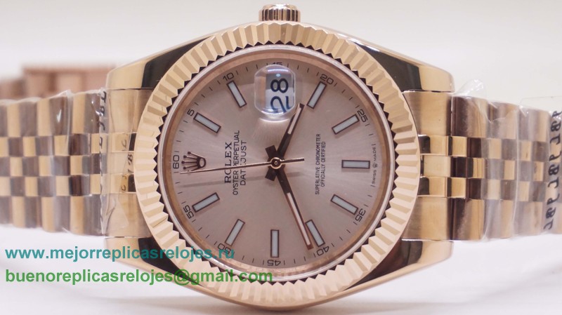 Replicas De Relojes Rolex Datejust Automatico S/S 41MM Sapphire RXH486