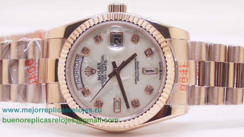 Replicas De Relojes Rolex Day-Date Automatico S/S 36MM RXH487